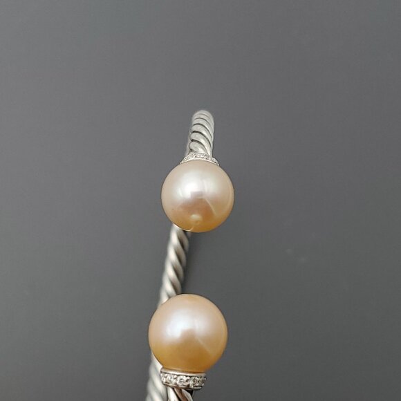 David Yurman Bracelet with Pink Pearls & Diamonds - Picture 5 of 5